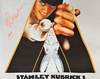 Autograph Signed Clockwork Orange Poster COA - Etsy Israel