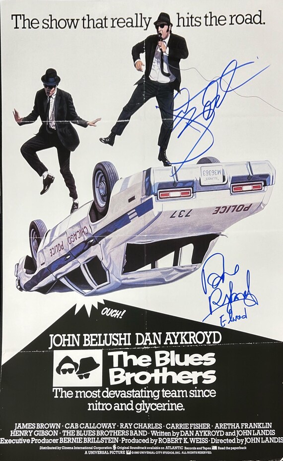 直筆サイン入りブルース・ブラザーズポスター COA - Etsy 日本