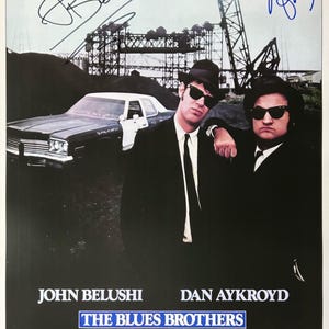 Autograph Signed  Blues Brothers Poster COA