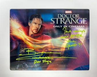 ベネディクト・カンバーバッチのサイン入り8x10ドクター・ストレンジ