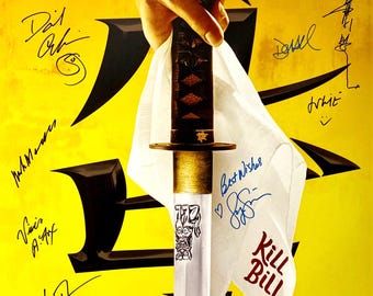 ユマ・サーマン直筆サイン入り写真 - キル・ビル、COA付き - Etsy 日本
