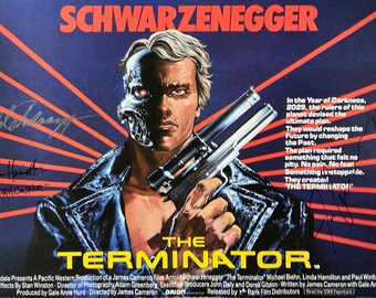 サマー グローのサイン入り 8x10 ターミネーター キャメロン