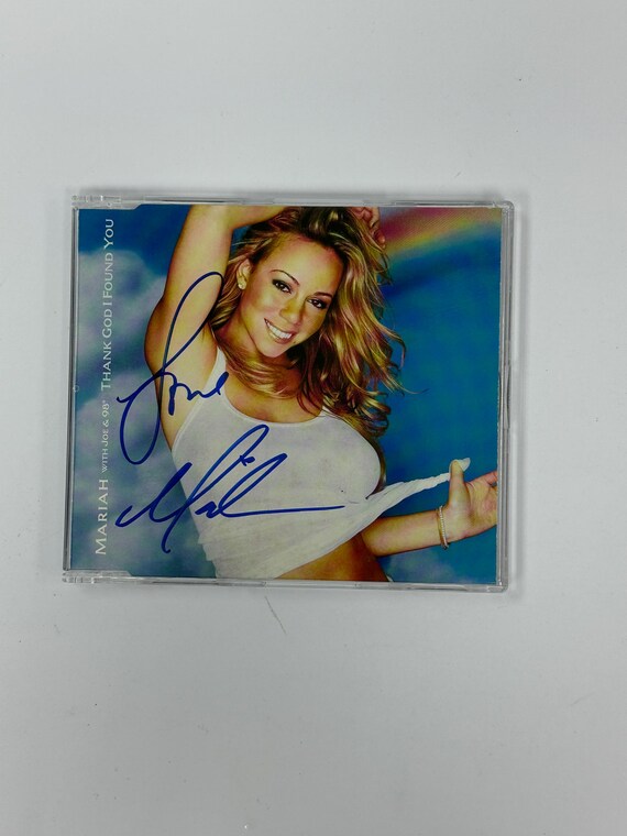 Autograph Signed Mariah Carey CD - Etsy