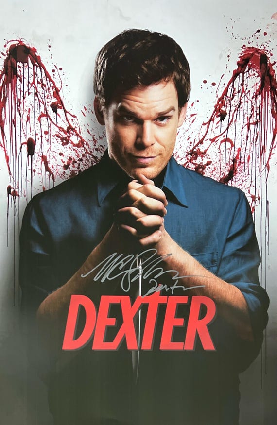 Autograph Signed Dexter Poster COA - Etsy