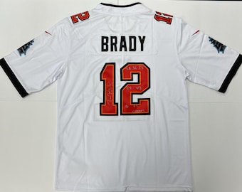 Autograph Signed Tom Brady Jersey Inscription COA