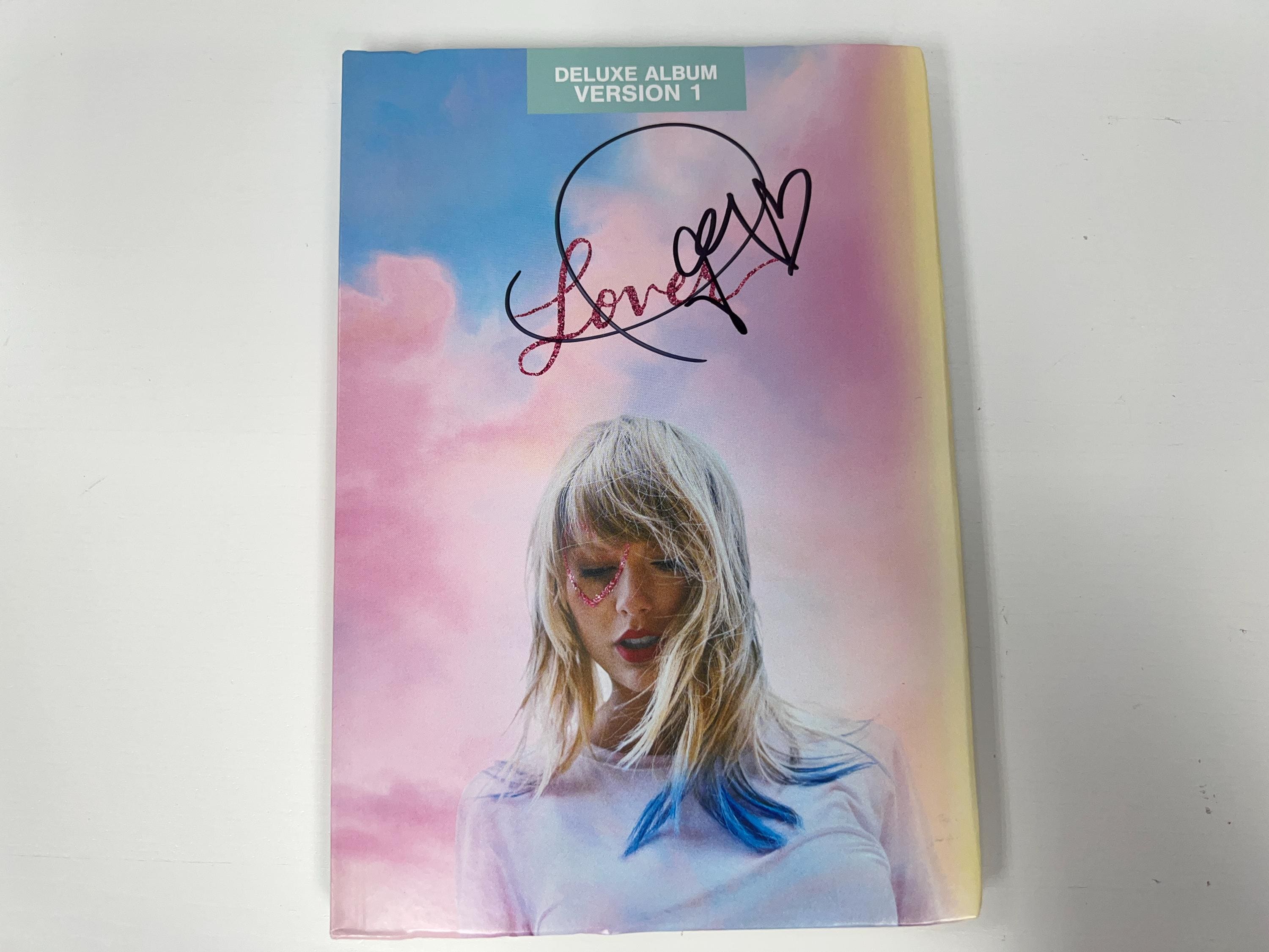 Autograph Signed Lover CD Taylor Swift - Etsy