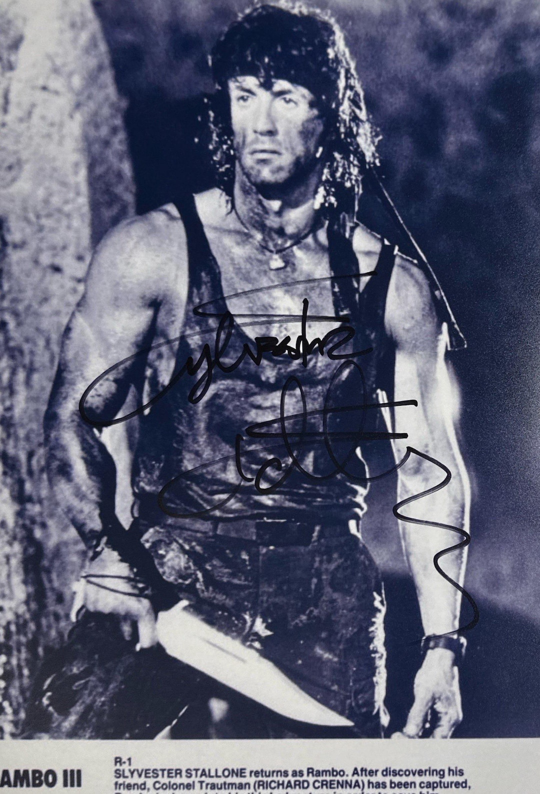 Autograph Signed Rambo Photo - Etsy