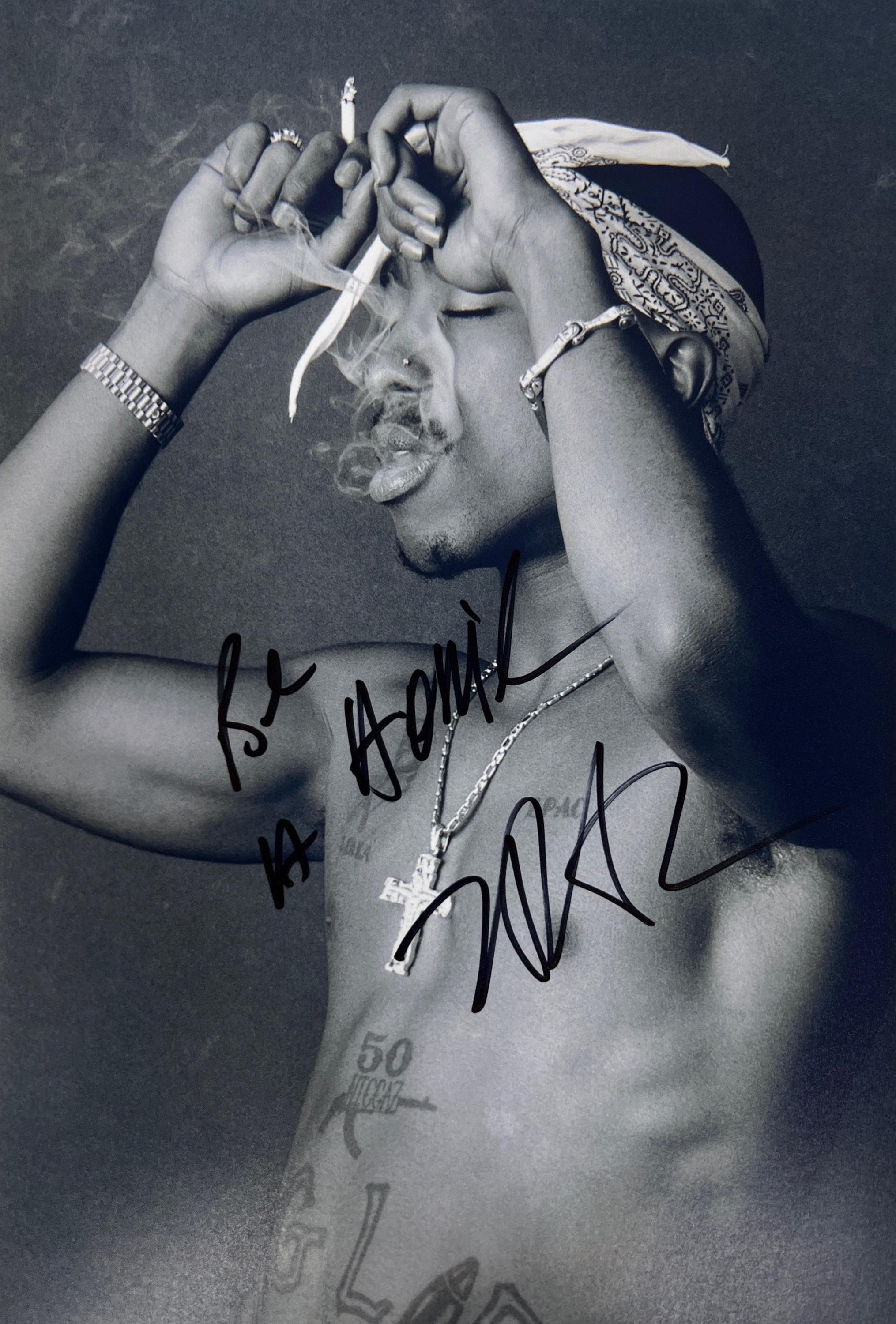 Photo Signée Originale 2Pac & Janet Jackson - Autographe Non Certifié, Format 10x15cm