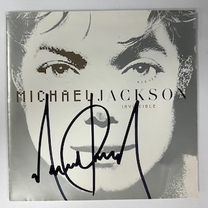 Handsigniertes Michael Jackson CD COA