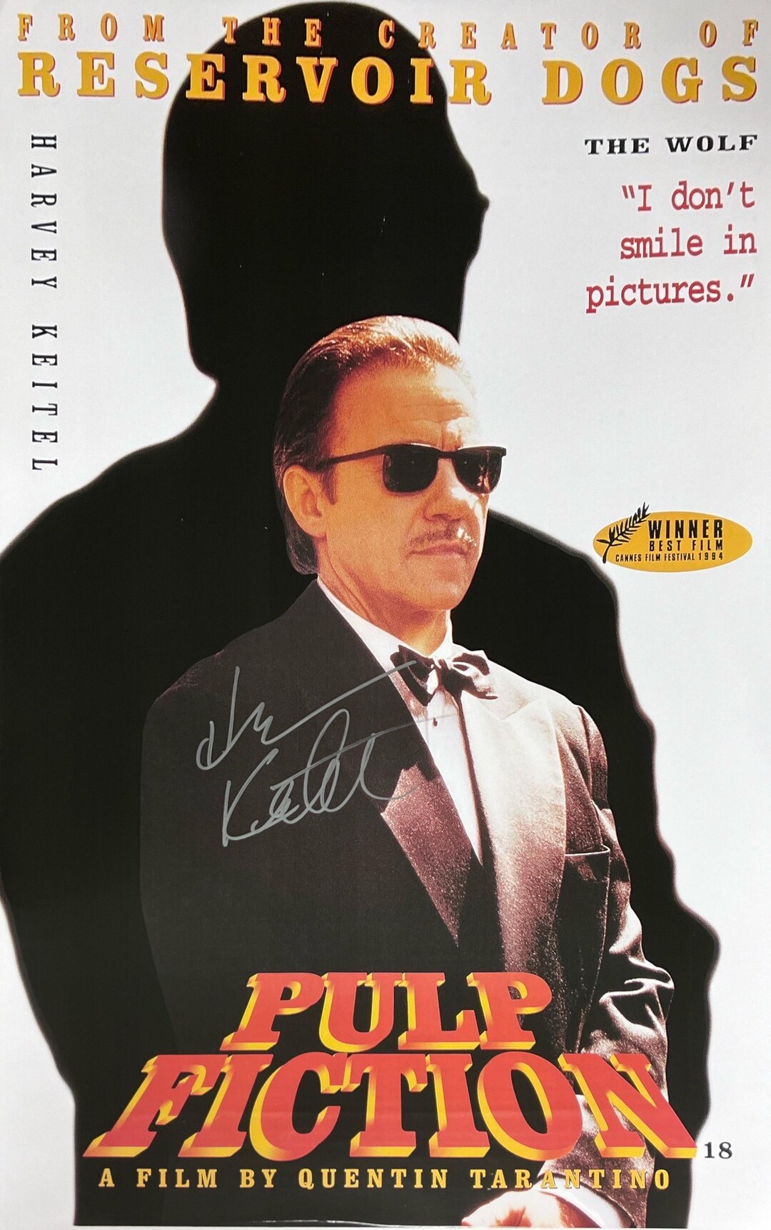 Pulp Signed Autograph Signed Pulp Fiction Poster COA - Etsy