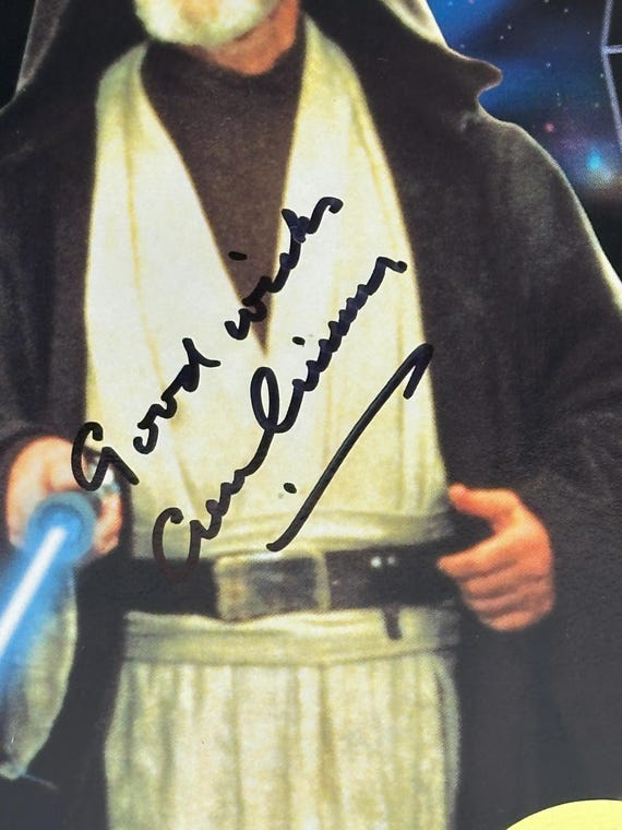 直筆サイン アレック・ギネス スターウォーズ直筆サインオビワン