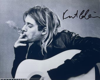 Autograph COA Signed Nirvana Photo