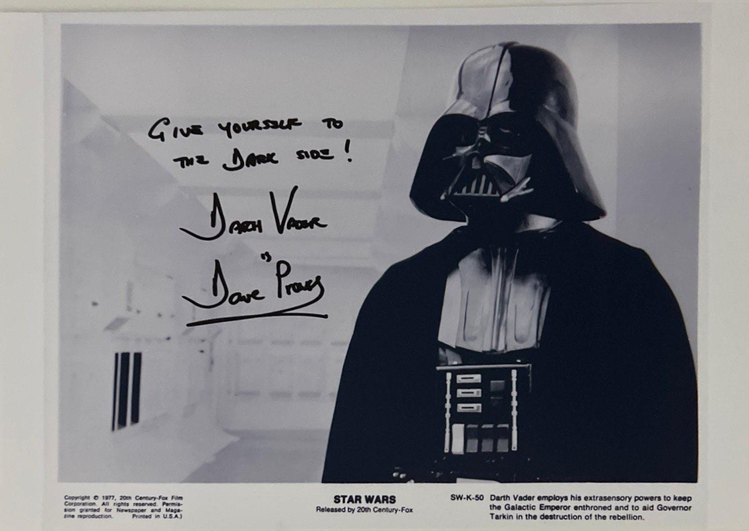 David prowse signed - Etsy 日本