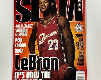 lebron james signed sports illustrated