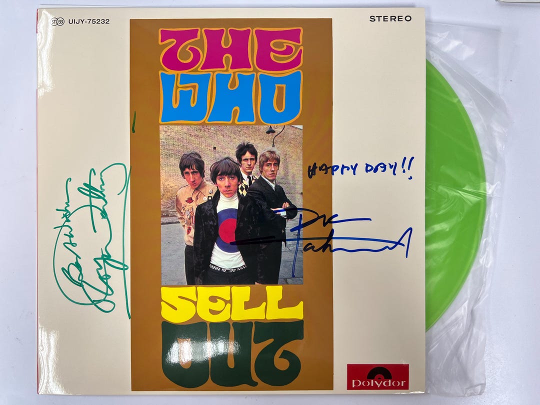 ザ•フー「THE WHO」サイン入りコード 直筆サイン入りザ・フー・ビニール - Etsy 日本