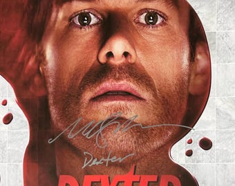 Autograph Signed Dexter Poster COA - Etsy