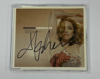 Autograph Signed Madonna CD - Etsy