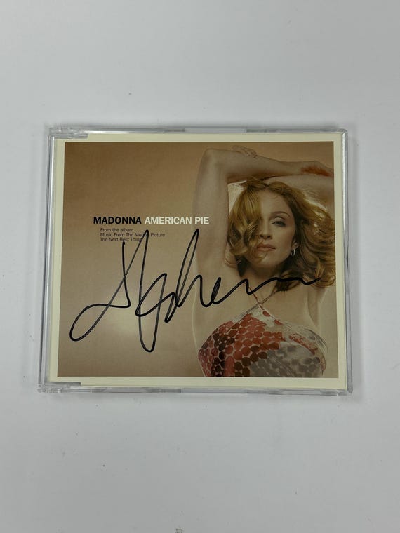 Autograph Signed Madonna CD - Etsy