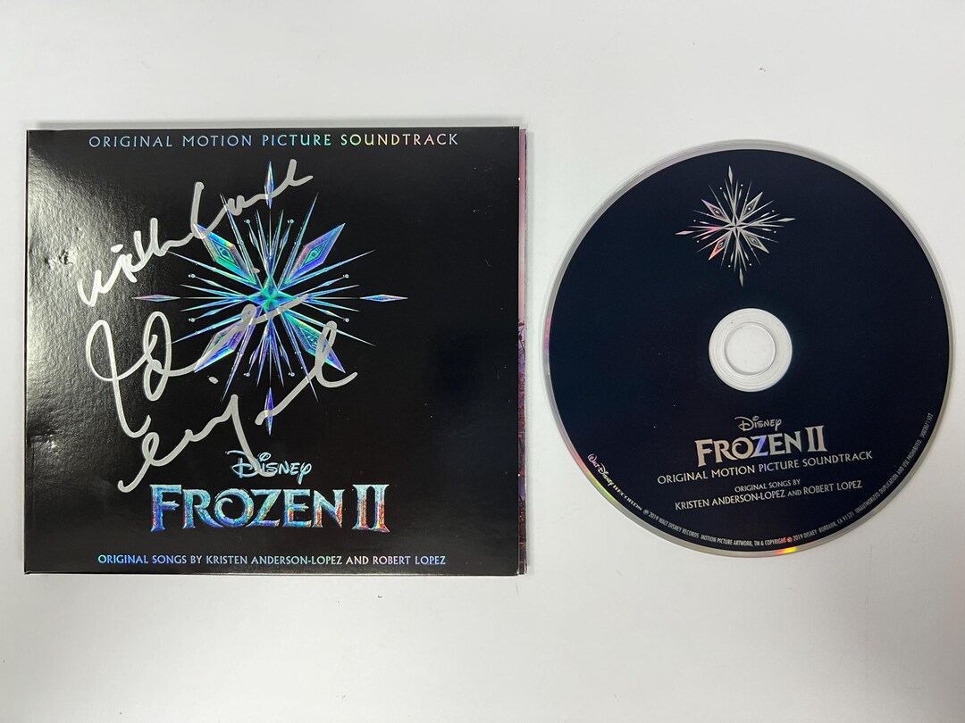 直筆サイン入り「アナと雪の女王」CD COA - Etsy 日本