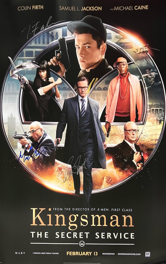 Buy Autograph Signed Kingsman Poster COA Online in India