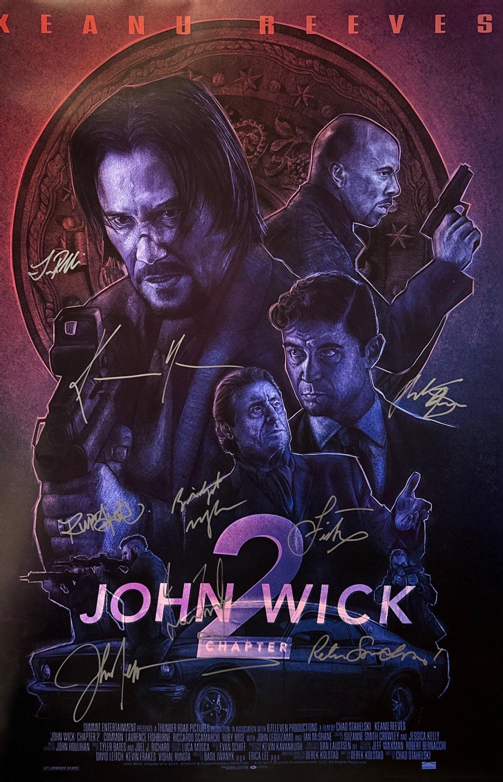 Buy Autograph Signed John Wick Poster COA Online in India