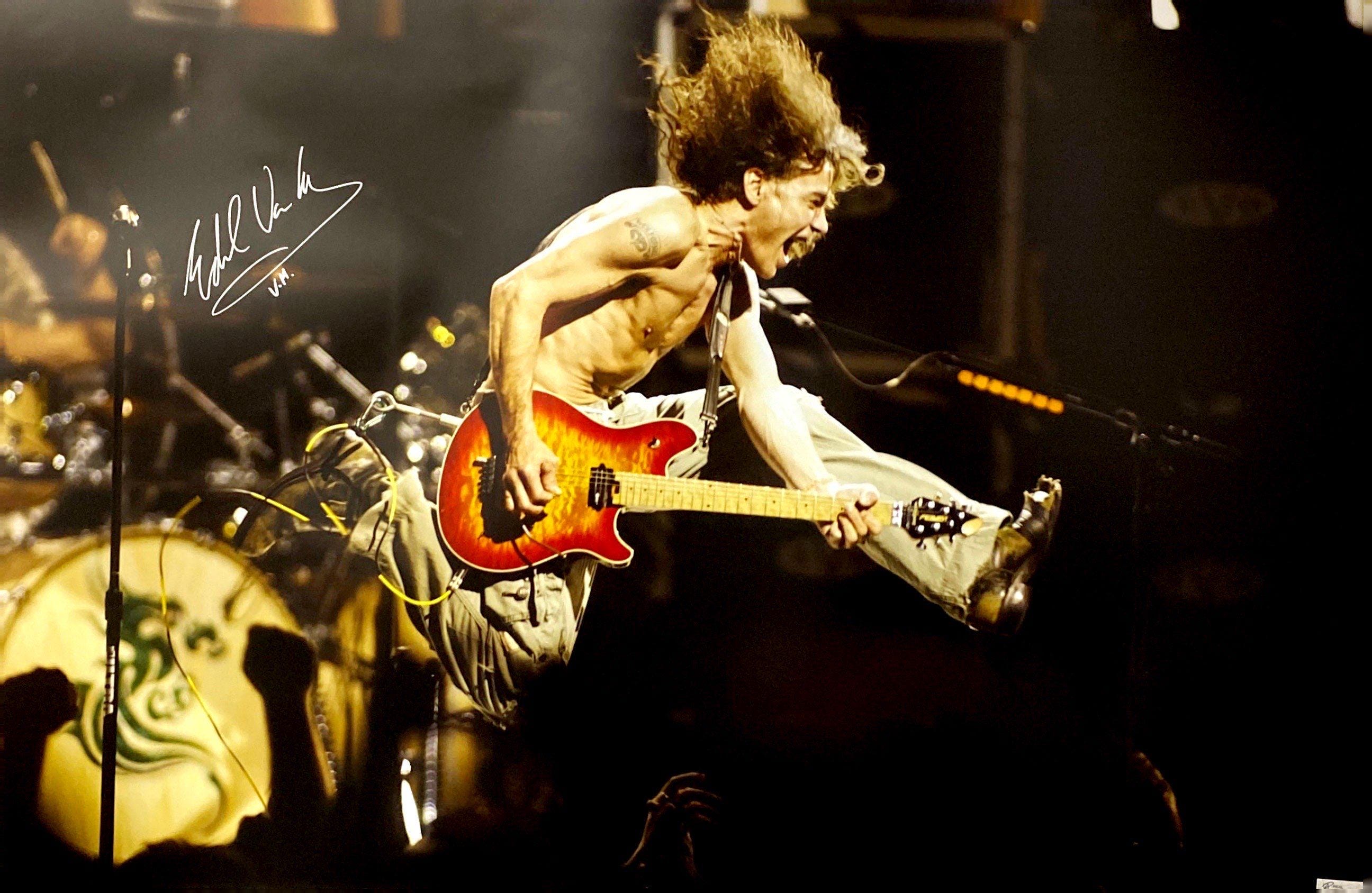 Eddie van halen autograph - Etsy 日本