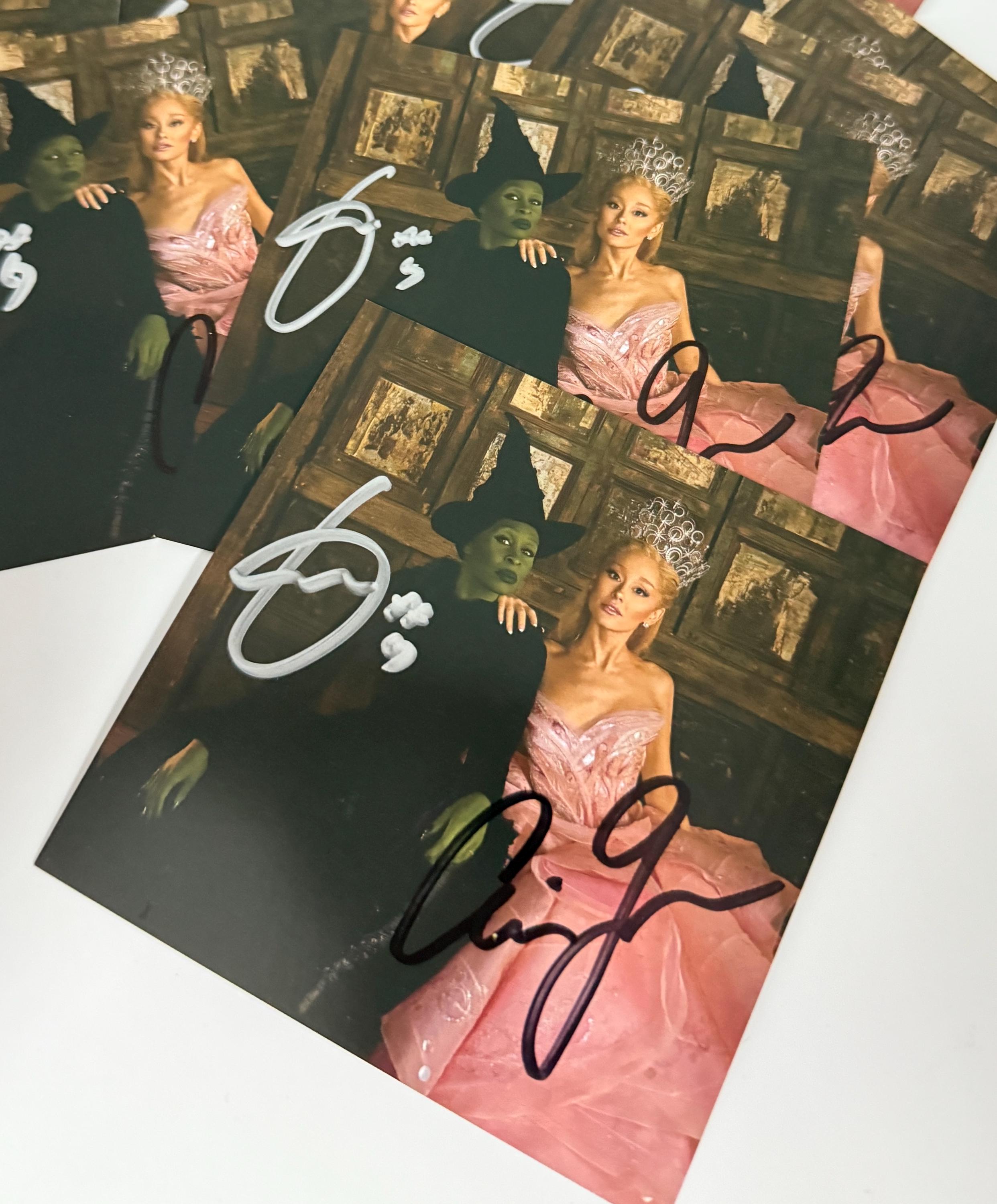 Wicked Ariana Cynthia 直筆サイン入り フライヤー Wicked