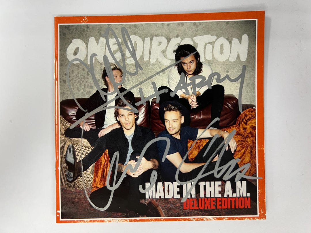 Autograph Signed One Direction CD Booklet COA - Etsy UK