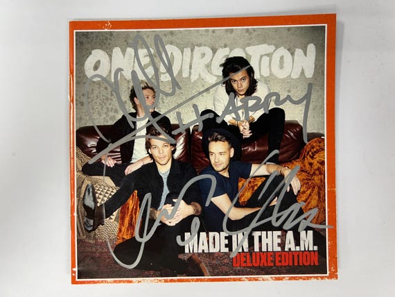 Autograph Signed One Direction CD Booklet COA - Etsy UK