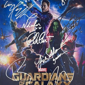 クリス・プラット直筆サイン入り写真 -アベンジャーズ エンドゲーム