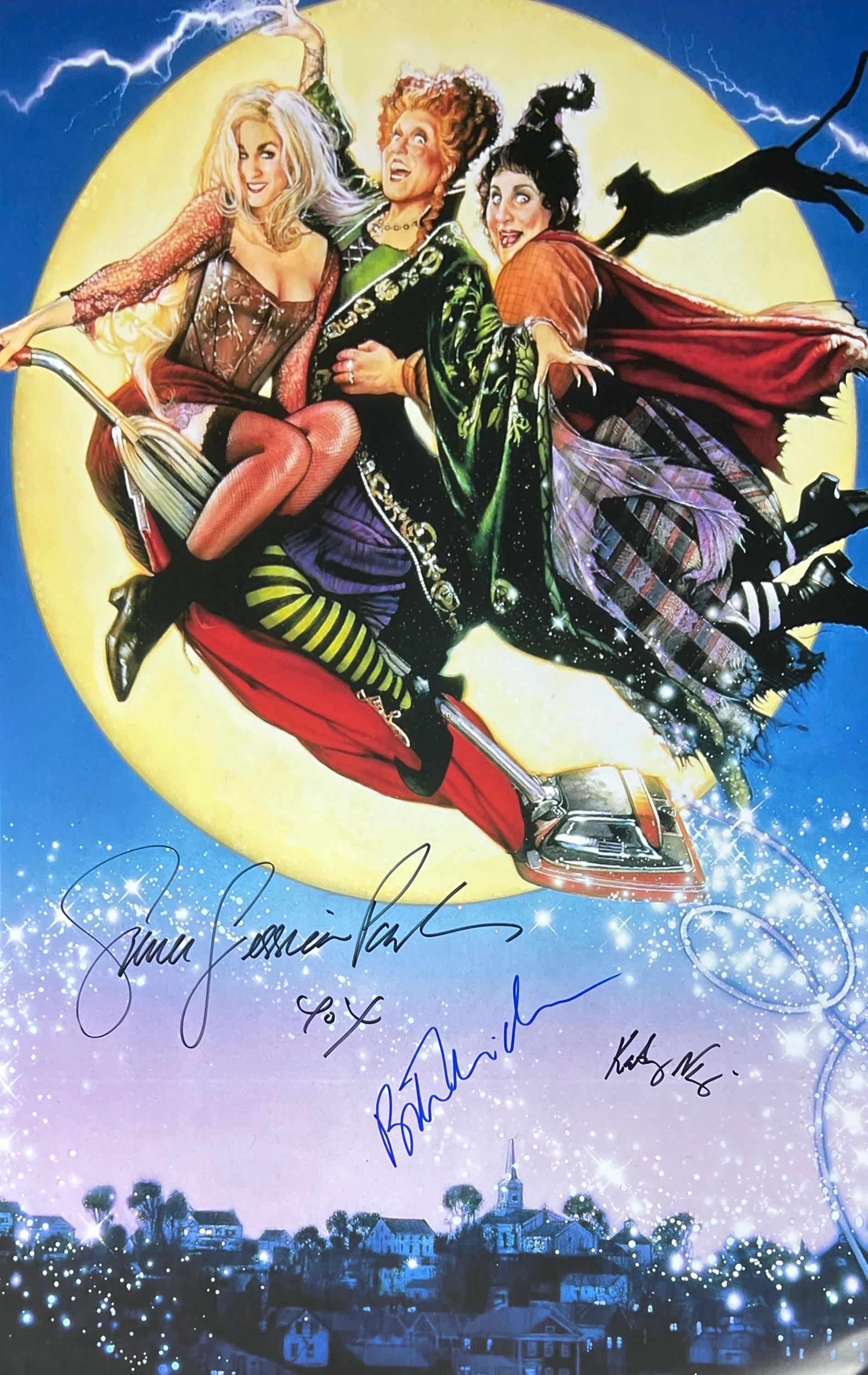 Autograph Signed Hocus Pocus Poster COA - Etsy