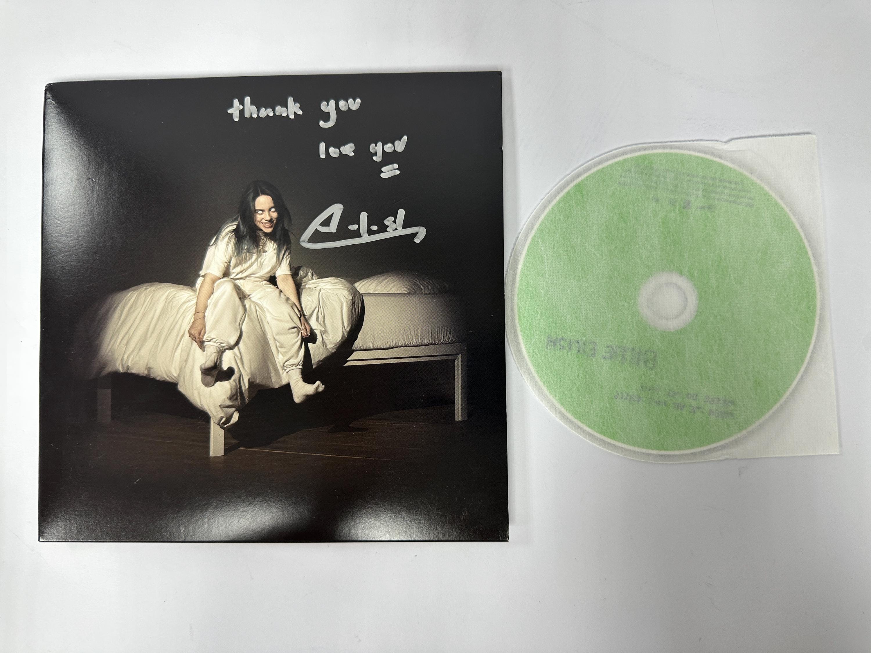 Billie Eilish　直筆サイン入りレコード Billie eilish autograph - Etsy 日本