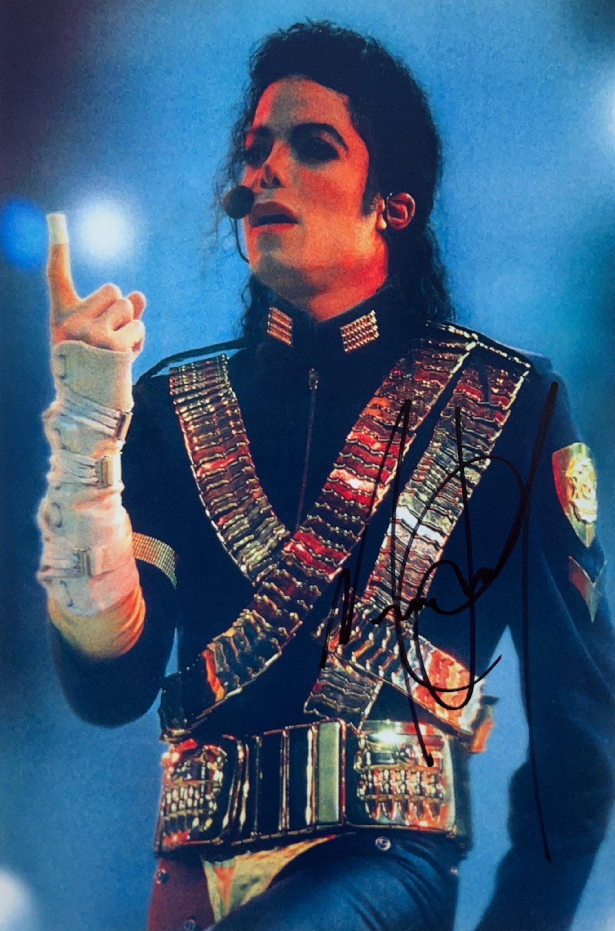 Buy Autograph COA Signed Michael Jackson Photo Online in India - Etsy