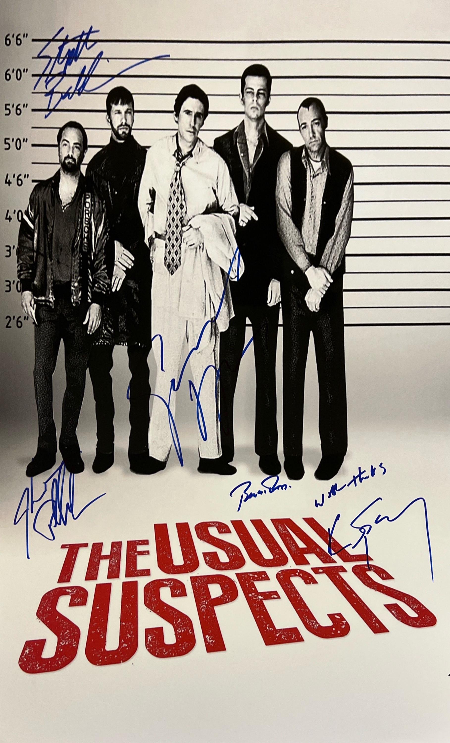 直筆サイン入りユージュアル・サスペクツポスター COA - Etsy 日本