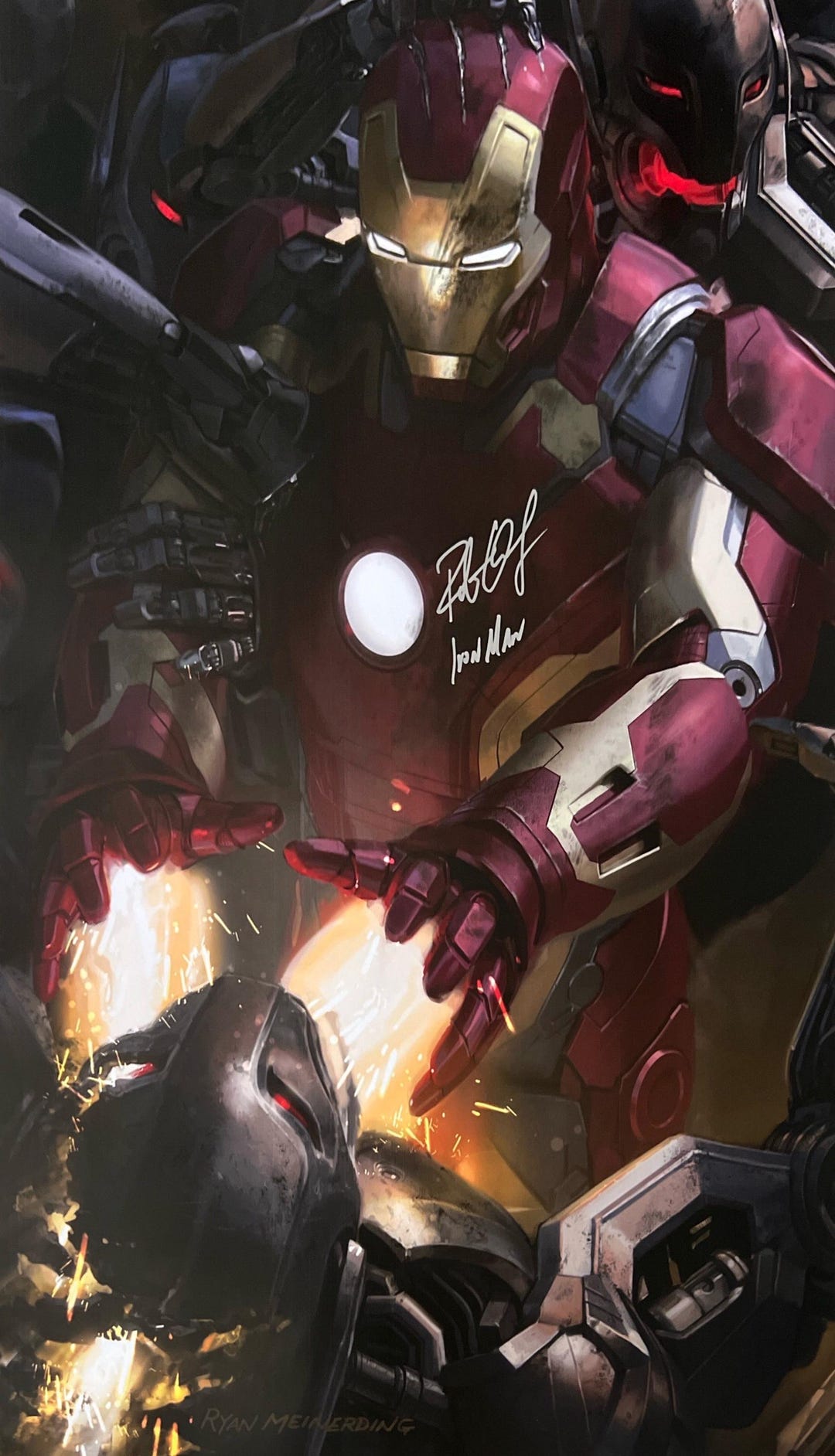 Autograph Signed Avengers Age of Ultron Poster COA - Etsy