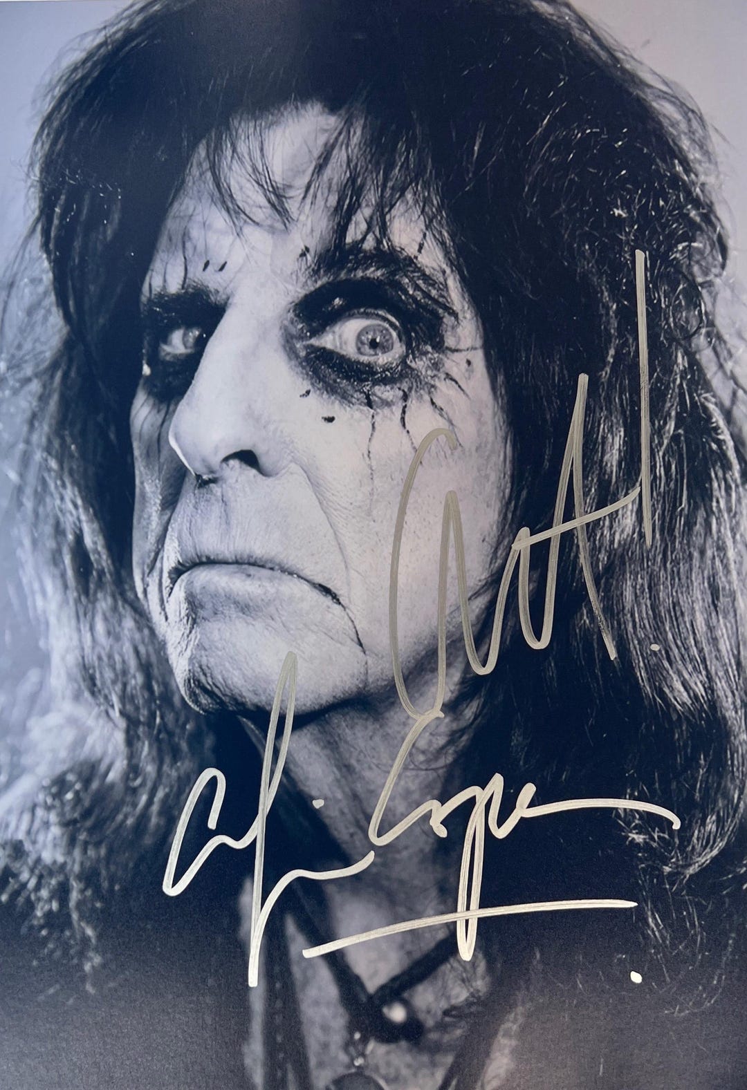 直筆サイン入りアリス・クーパー写真 - Etsy 日本