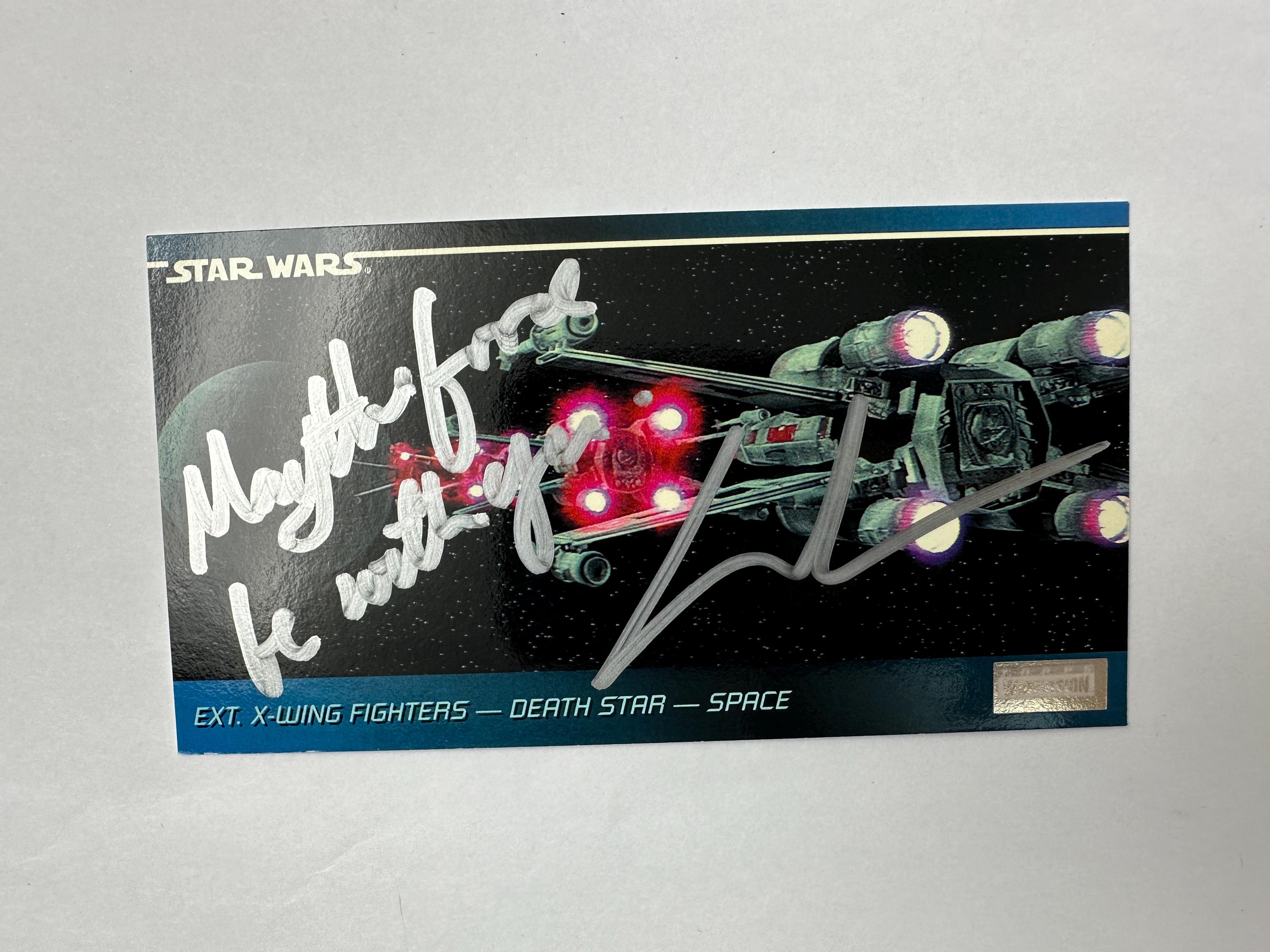スター・ウォーズのトレーディングカード（サイン入り） - Etsy 日本