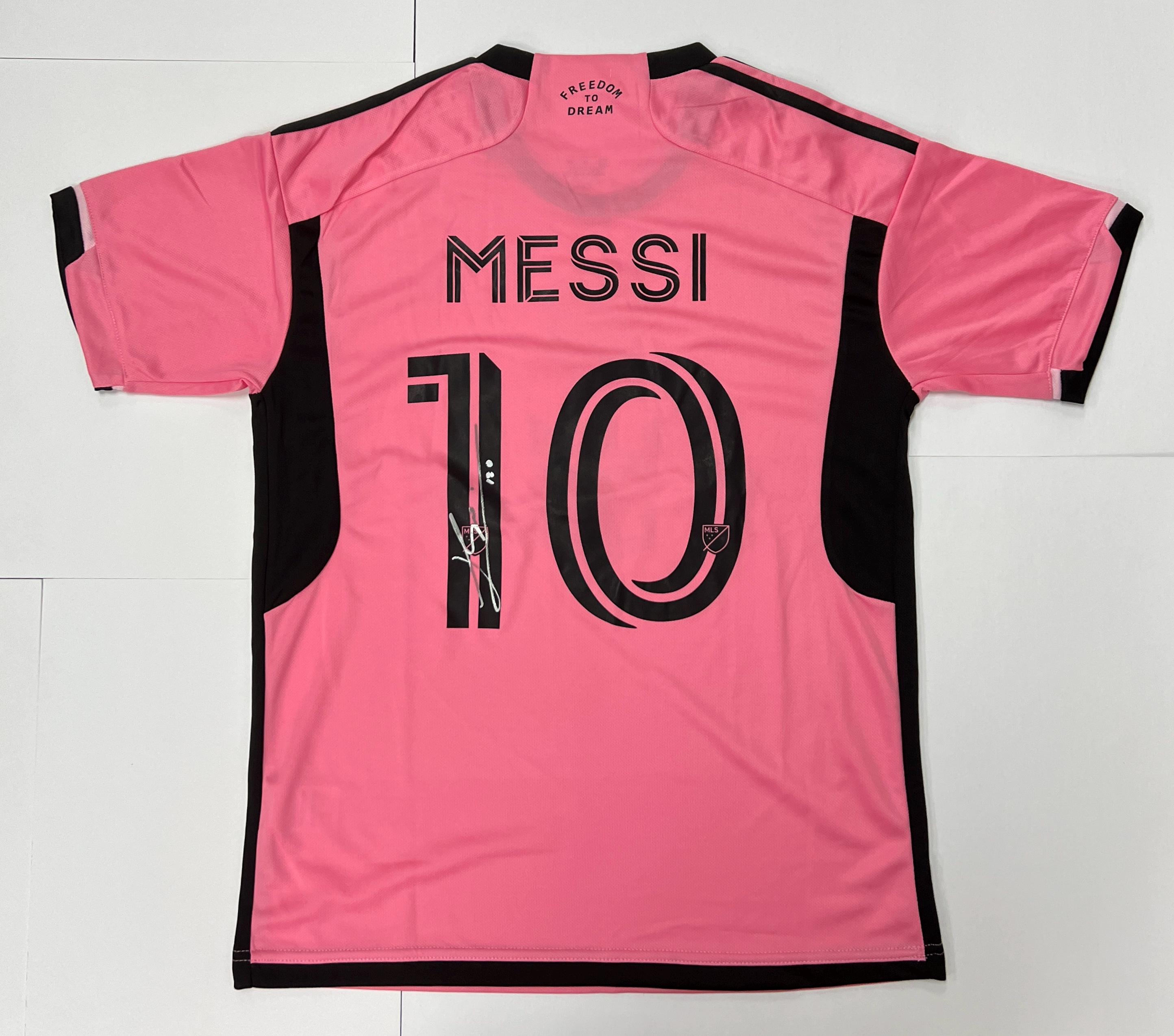 Maglia autografata di Lionel Messi COA Italia