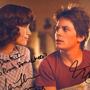 直筆サイン入りCOA付きバック・トゥ・ザ・フューチャー写真リー