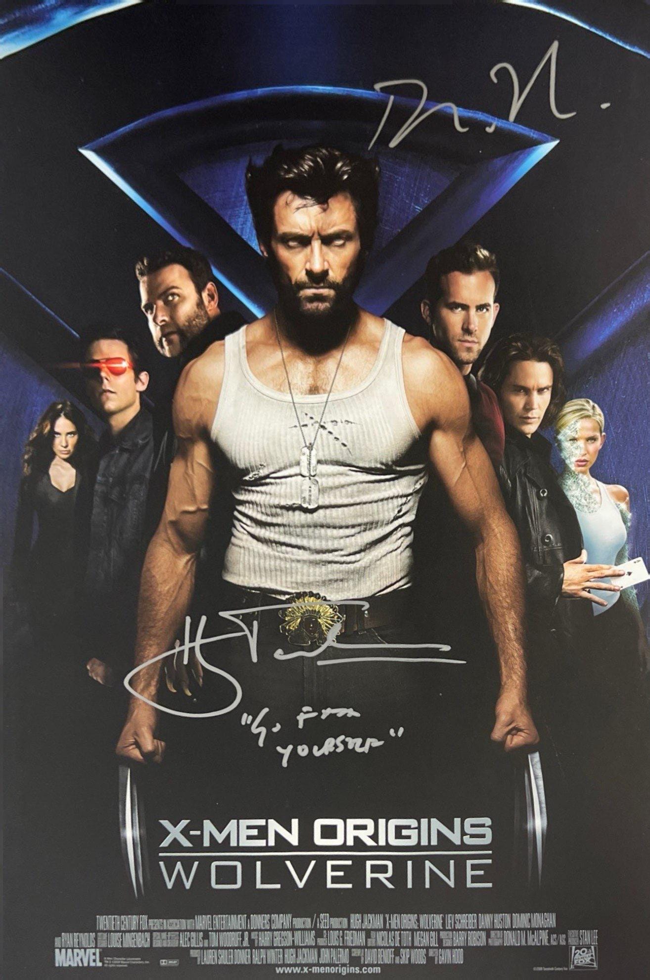 ヒュー・ジャックマン 直筆サイン ウルヴァリン 写真 X-Men Marvel