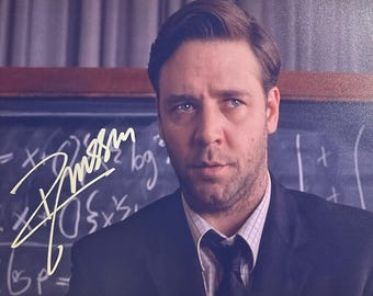 Autograph Signed COA Beautiful Mind Photo