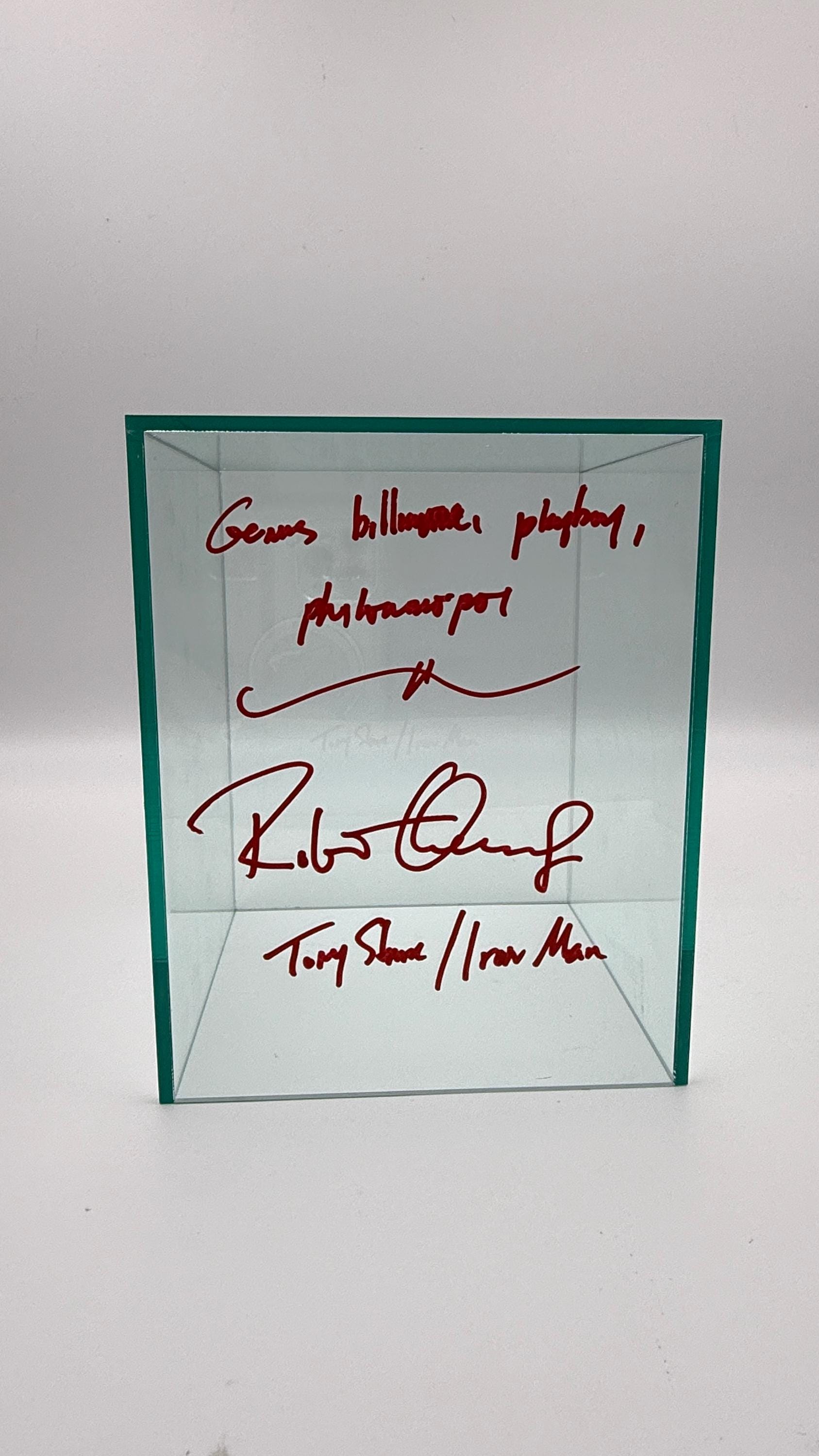 RARE Autograph Signed COA Robert Downey Jr Avengers Iron Man Arc ...