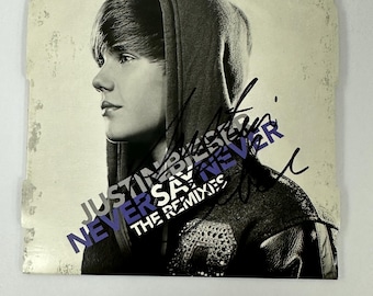 Autograph Signed Justin Bieber CD - Etsy