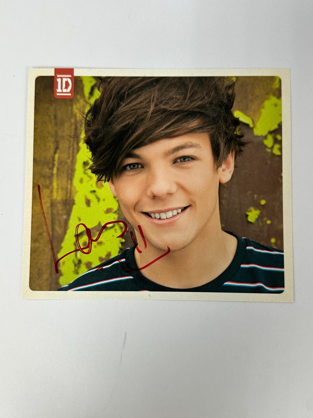 Autograph Signed Louis Tomlinson Cd Card - Etsy