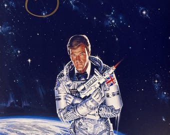 ロジャー・ムーア 直筆？サイン入りフォト COA証明書付き ロジャー・ムーア「ユア・アイズ・オンリー」サイン入り「ジェームズ