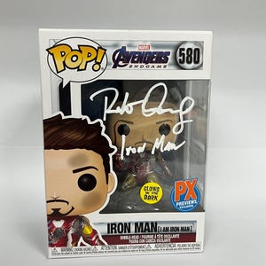 Robert Downey Jr Signed Funko - Etsy