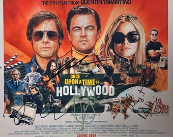 直筆サイン入りCOA付きワンス・アポン・ア・タイム・イン・ハリウッド 