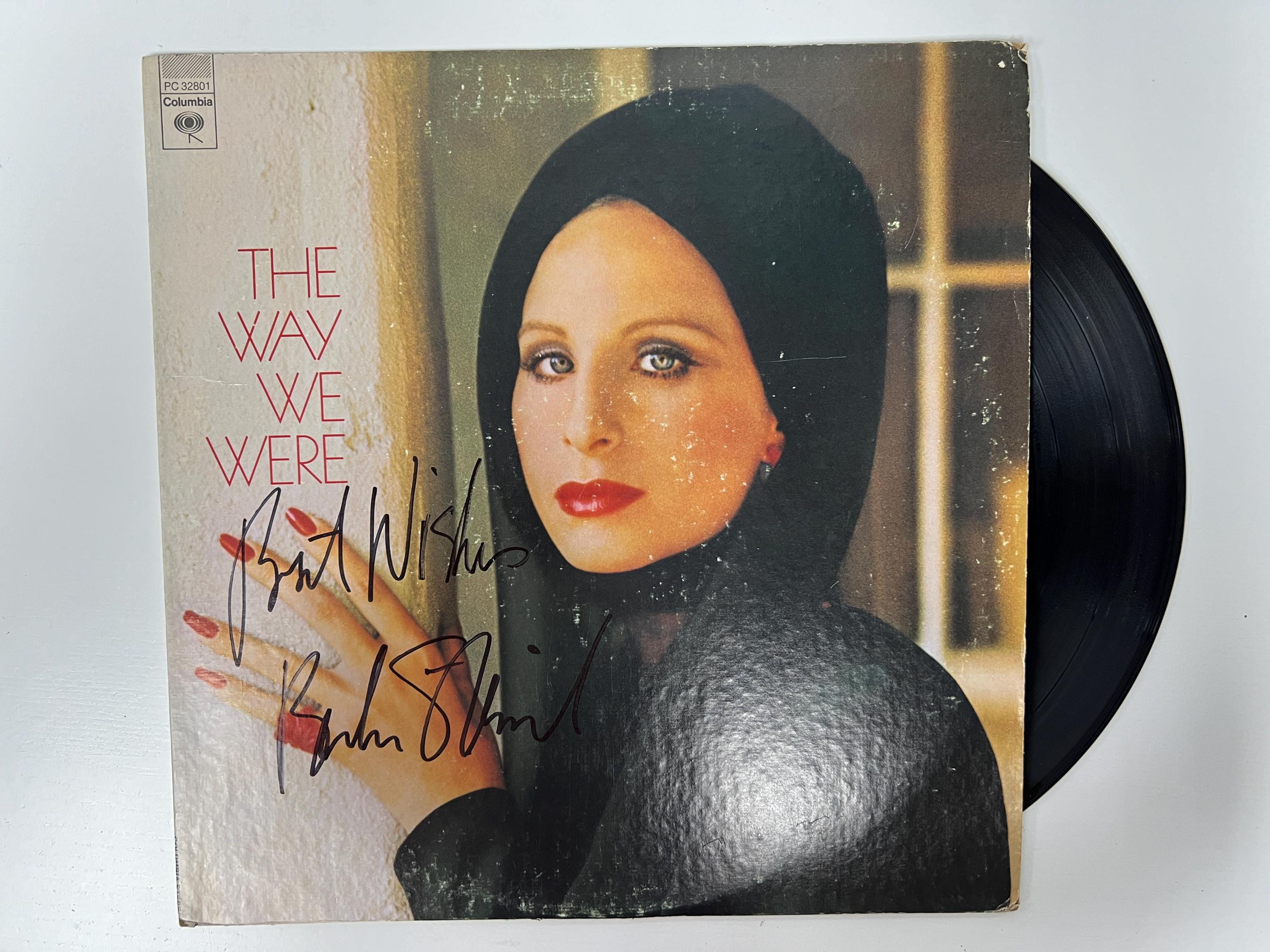 Autograph Signed Barbra Streisand Vinyl