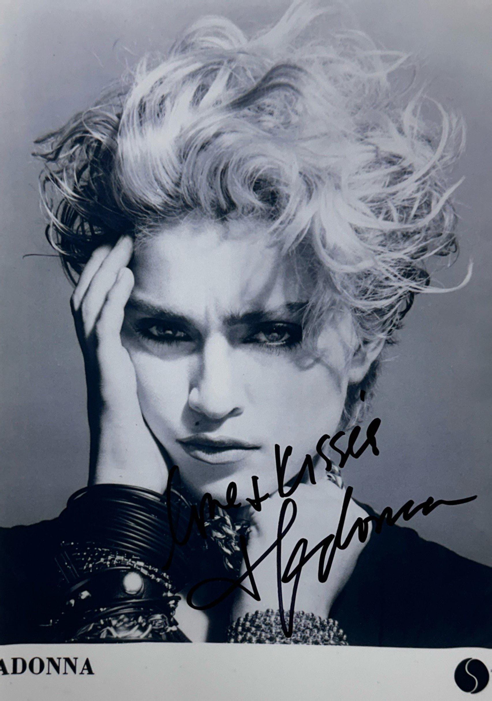 Signed Madonna Photo - Etsy