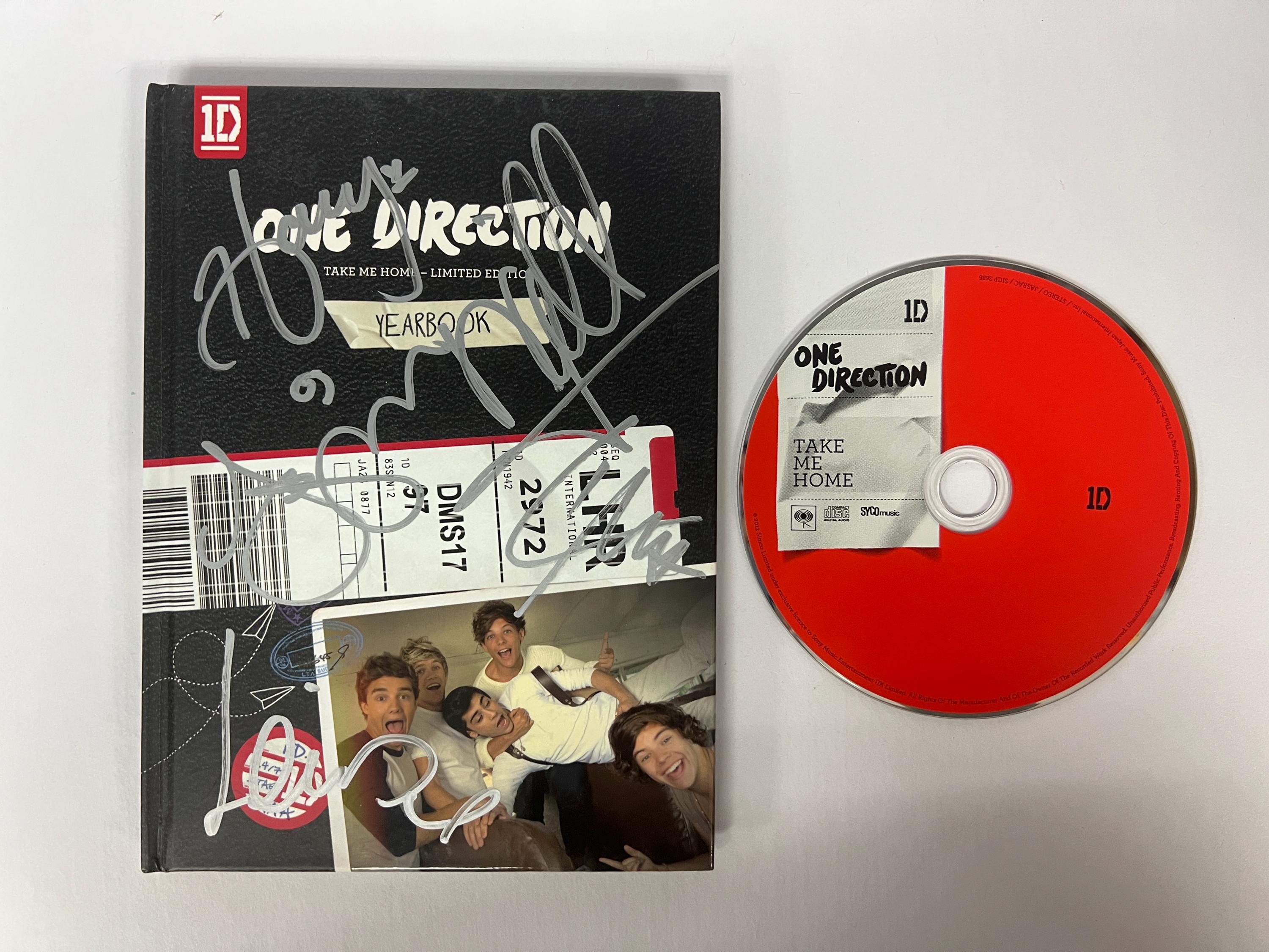 One Direction] ワンダイレクション 直筆サイン入り 缶ケース ハリー